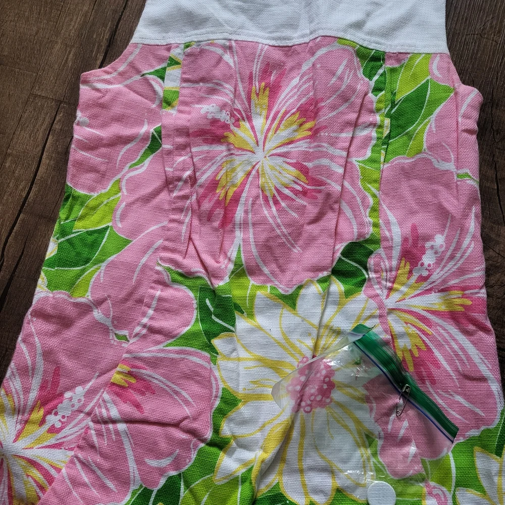 Lilly Pulitzer Pink White Floral Midi Dress - Picture 3 of 8